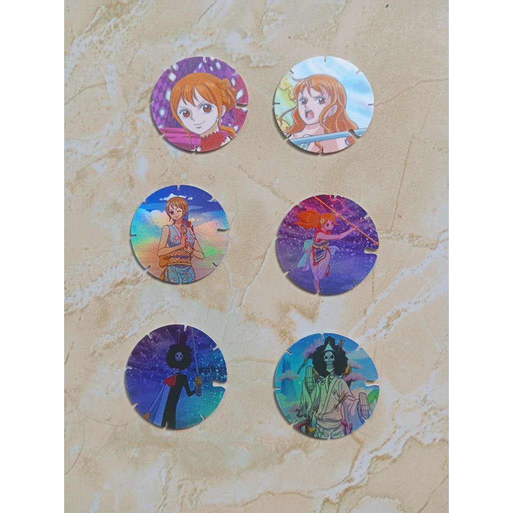 Chiki Balls One Piece Koin / Tazos / Tajos Chiki