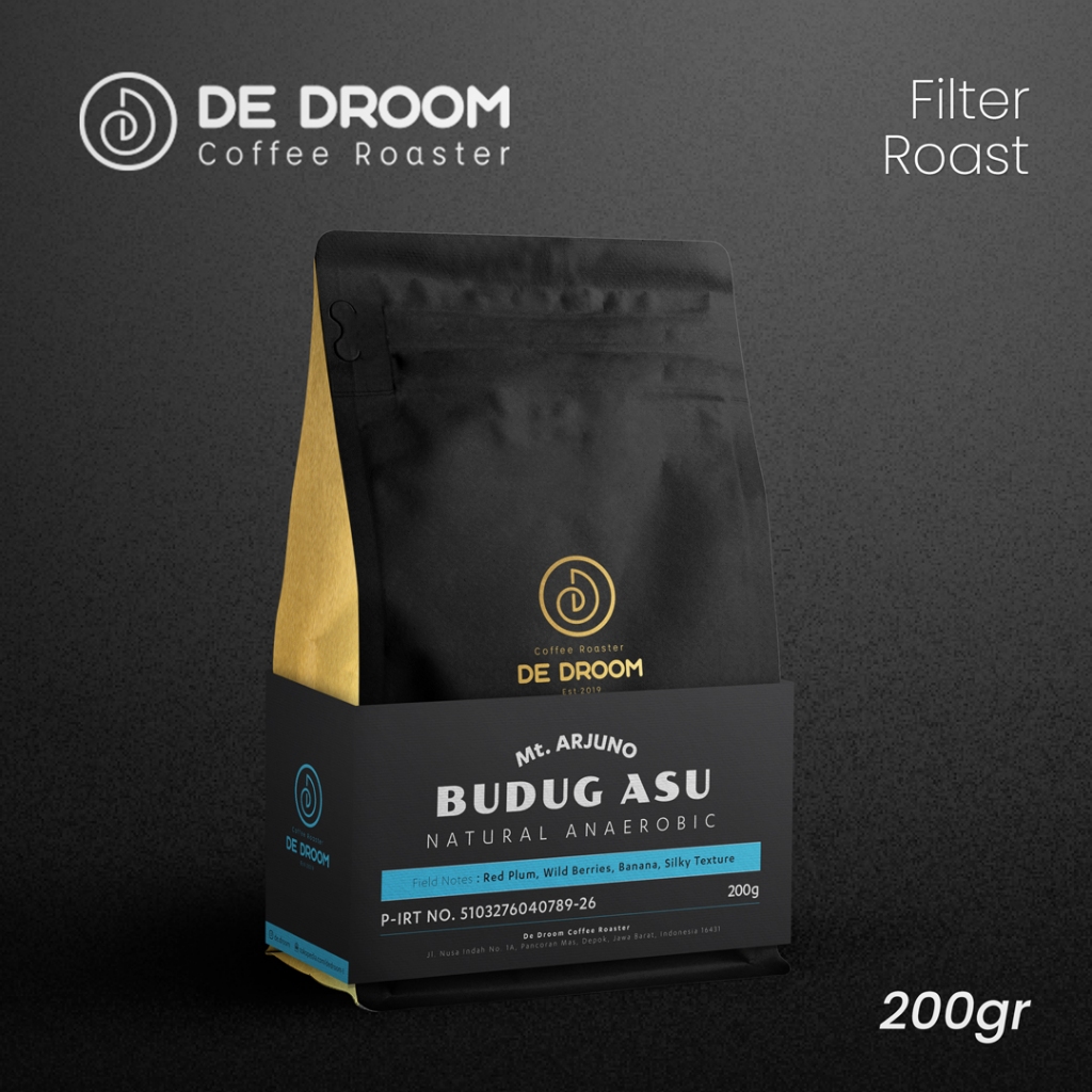 

De Droom - Biji Kopi Arabica Budug Asu Natural Anaerob - Biji Kopi Filter Manual Brew