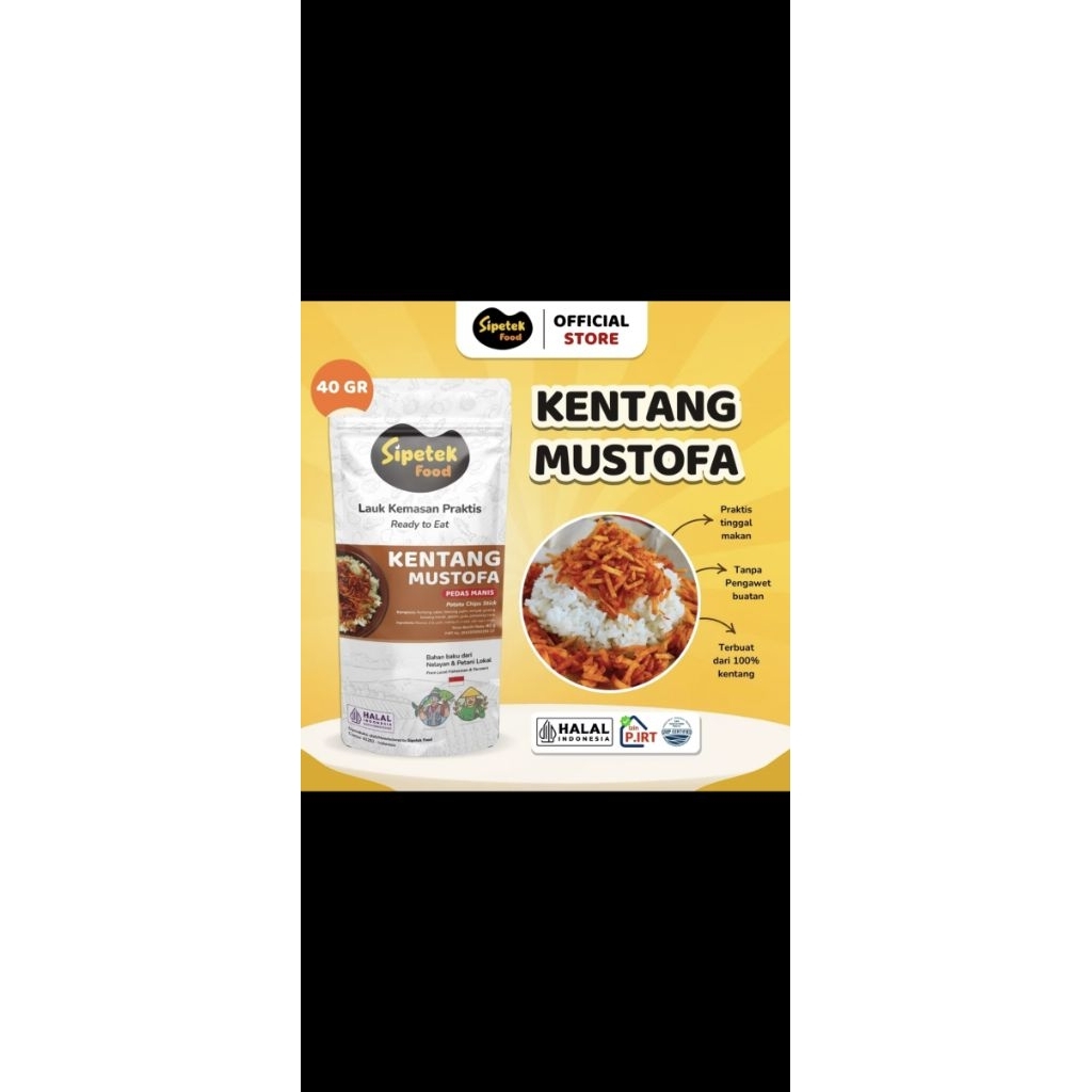 

Kentang Goreng Mustofa Pedas Manis