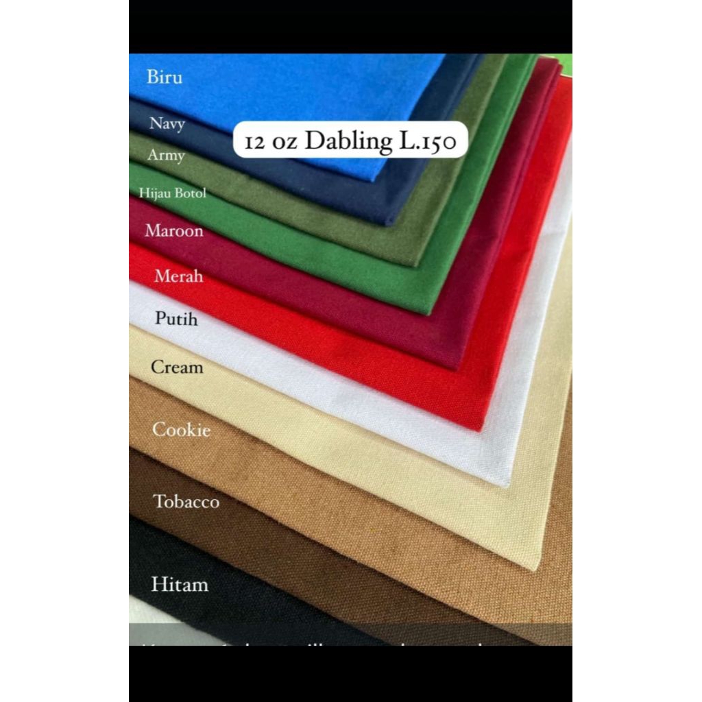 Bahan Kain Twill Cotton/PE