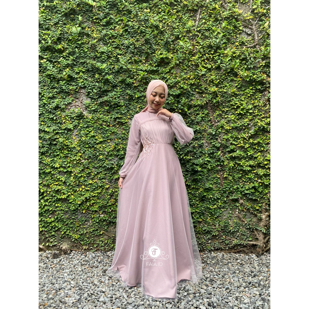BELLE DRESS pesta muslim FAIA.ID