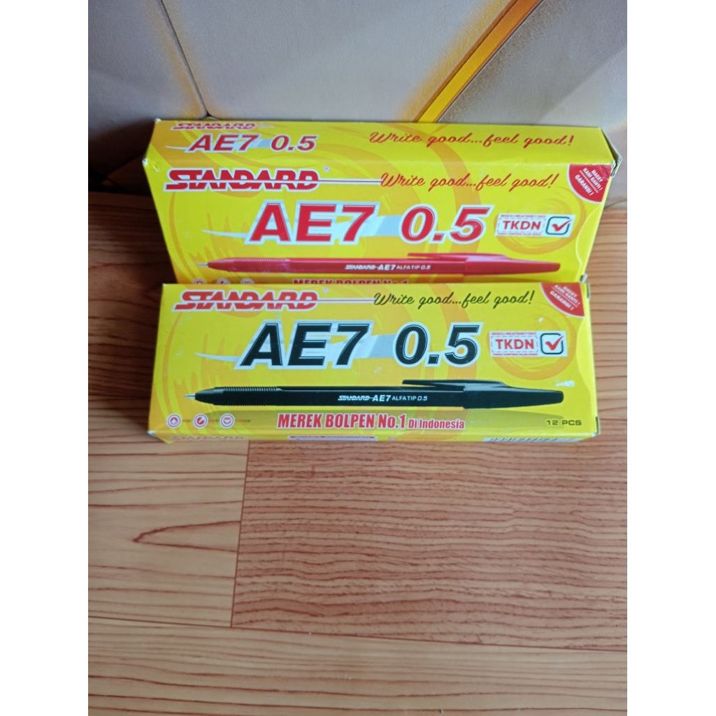 

Bolpoin Standar AE7 1 Pak 12 pcs