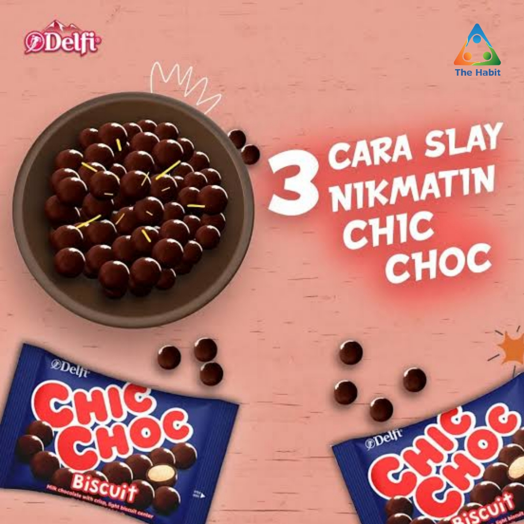 

(The Habit) Delfi Chic Choc Coklat Biscuit 40gr / Mini 20gr