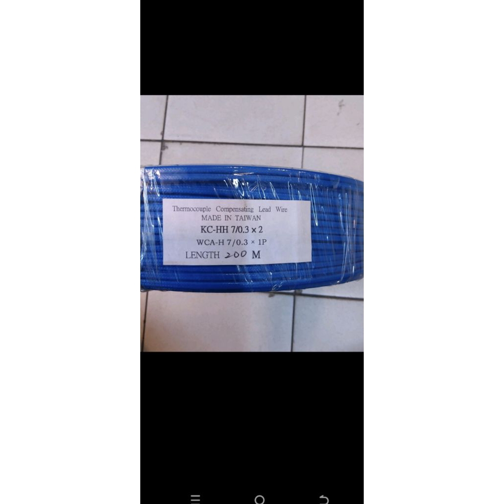 cable thermocouple type k
