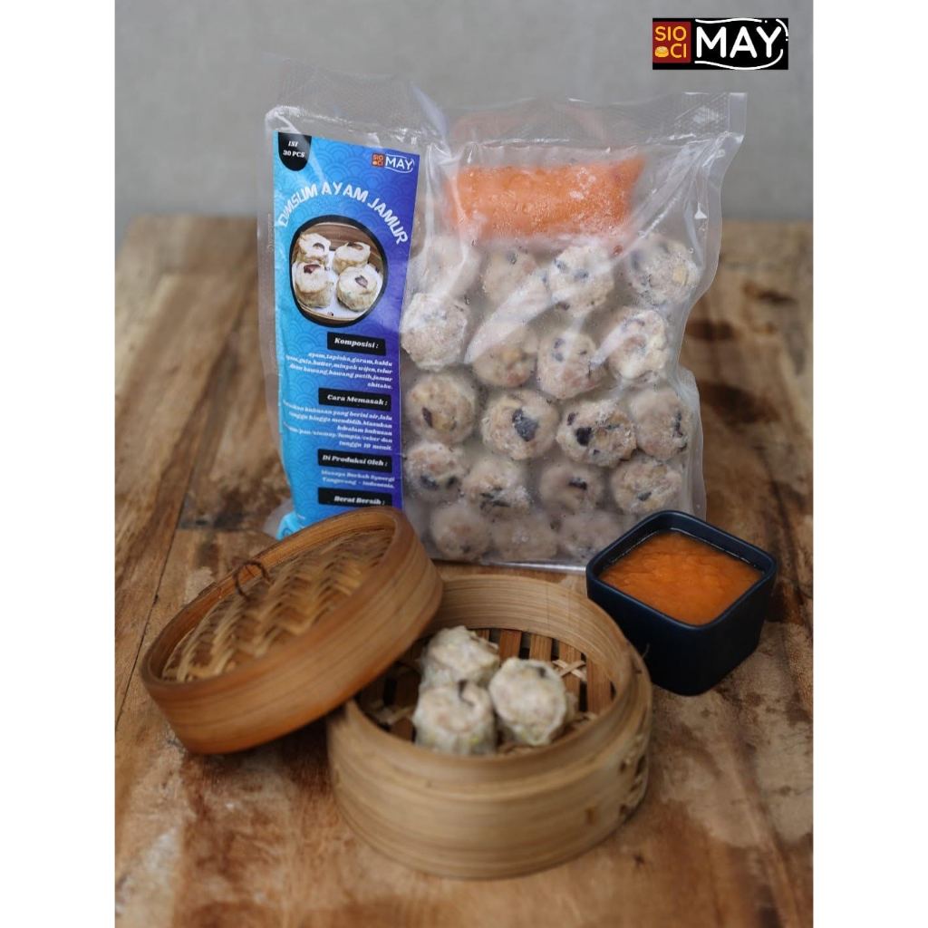 

DIMSUM AYAM JAMUR SHITAKE/DIMSUM PREMIUM/HALAL ISI 30 PCS FROZEN FOOD