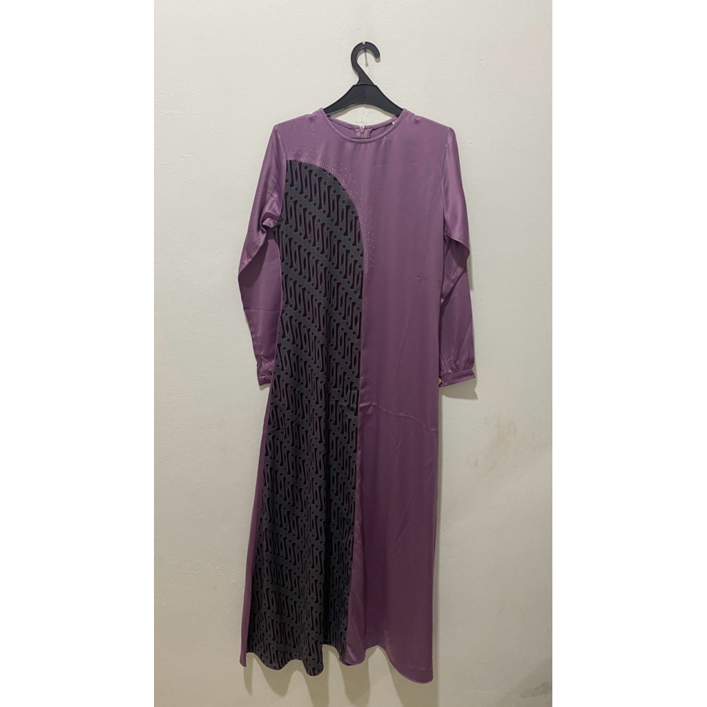 Preloved [Ayu Sandra] Dress Muslimah - Dress Syari - Baju Syari - Dress Pesta - Long Dress