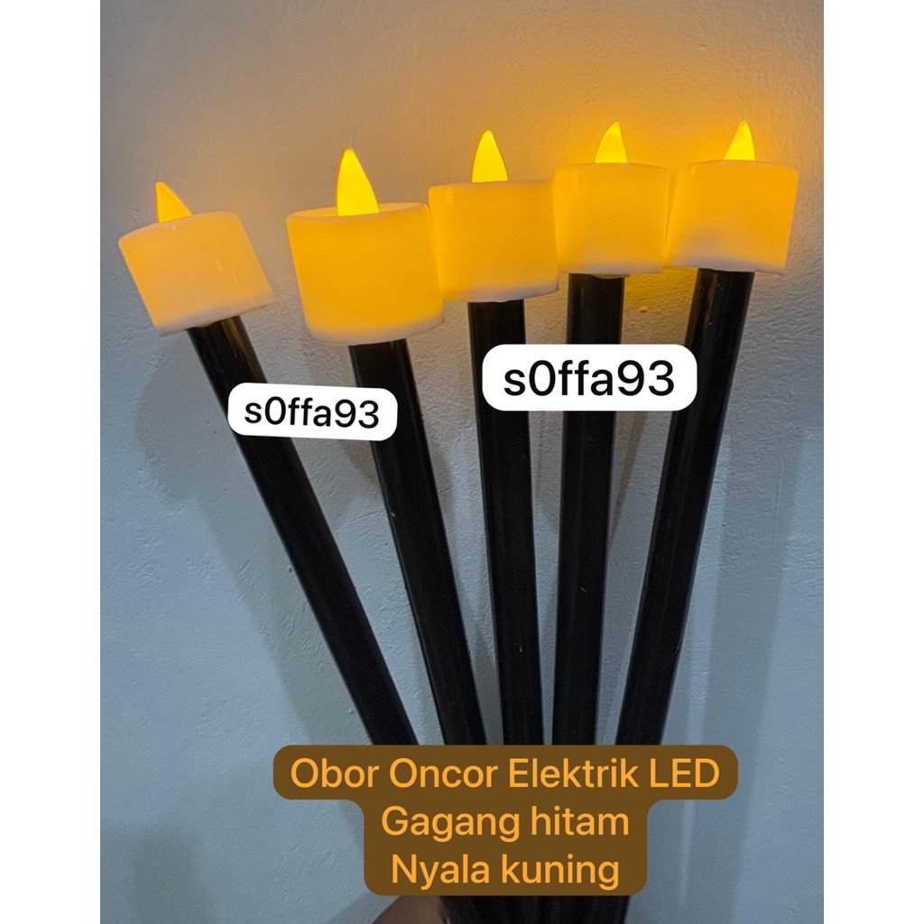 OBOR ELEKTRIK GAGANG  HITAM NYALA KUNING/OBOR ELEKTRIK/OBOR ONCOR TERMURAH/MAINAN ANAK VIRAL/PERLENG
