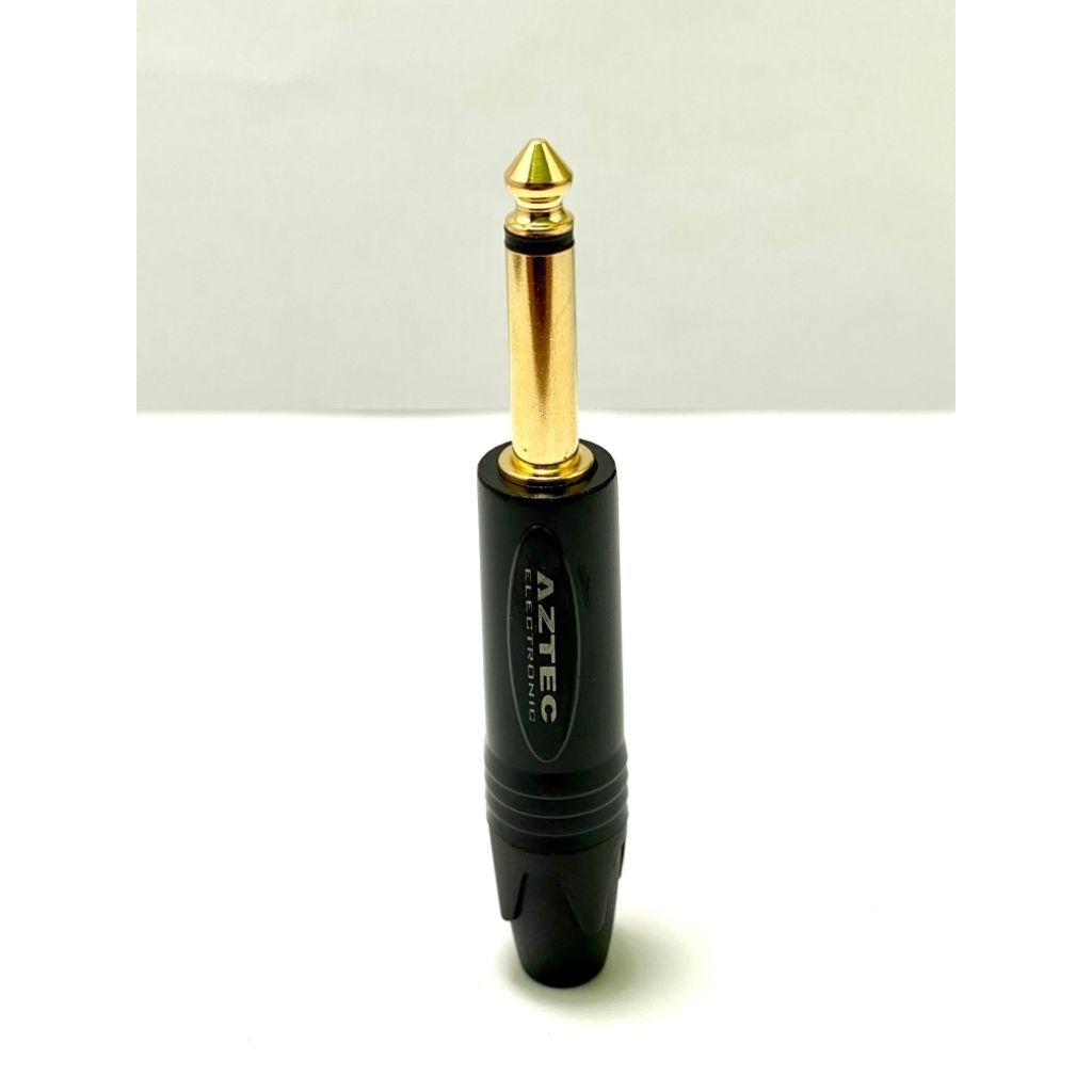 JACK AKAI MONO TS6.5mm T810BG AZTEC GOLD ORIGINAL - Konektor jack TOA - Jack mic akai mono