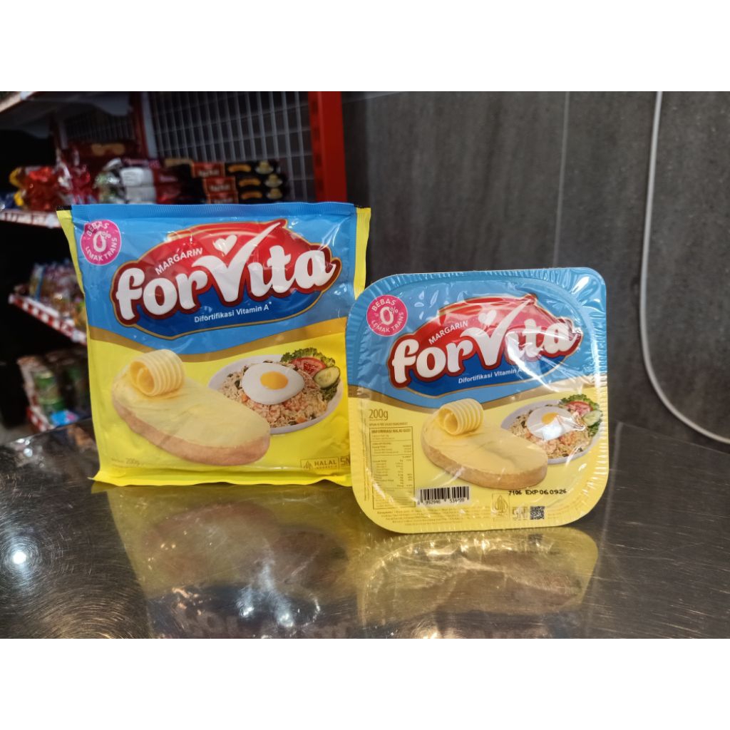 

margarin forvita mentega 200g