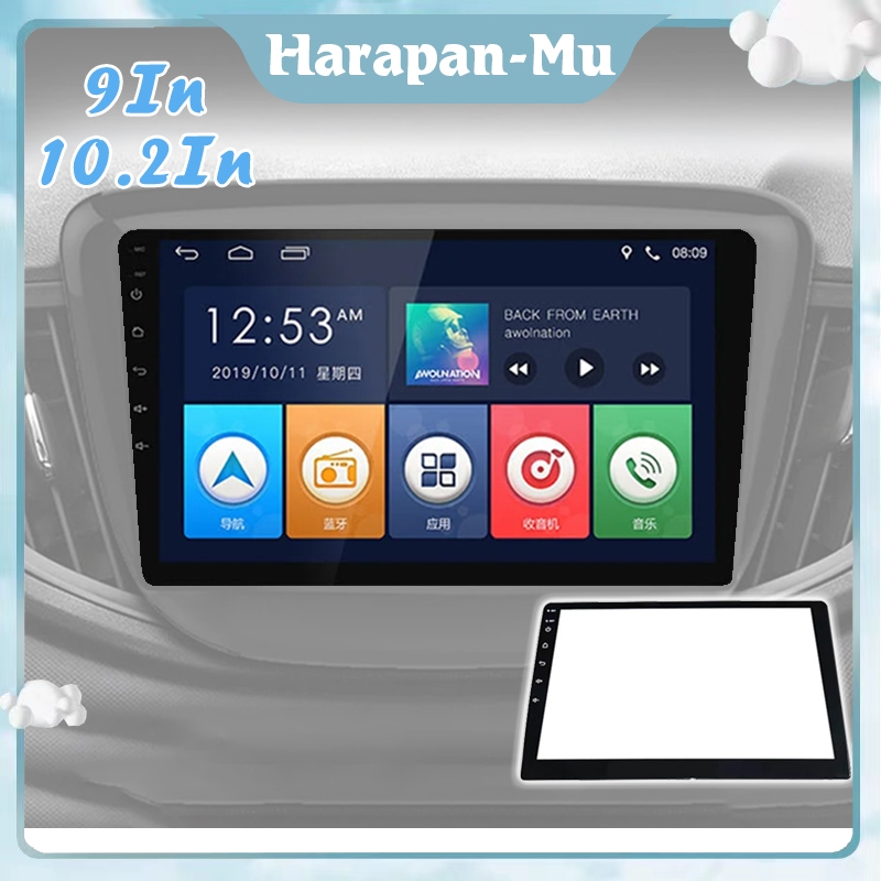 Layar Touch Screen Mobil 10 Inch/ Touchscreen Android Kontrol Pusat Mobil