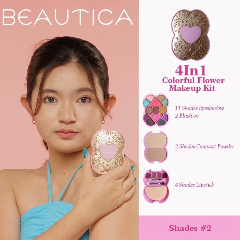 BEAUTICA Colorful Flower Make Up Kit