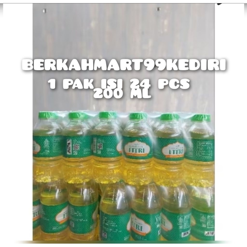 

(Termurah)✅️Minyak goreng cap fitri 1 pak isi 24 pcs kemasan 200ml