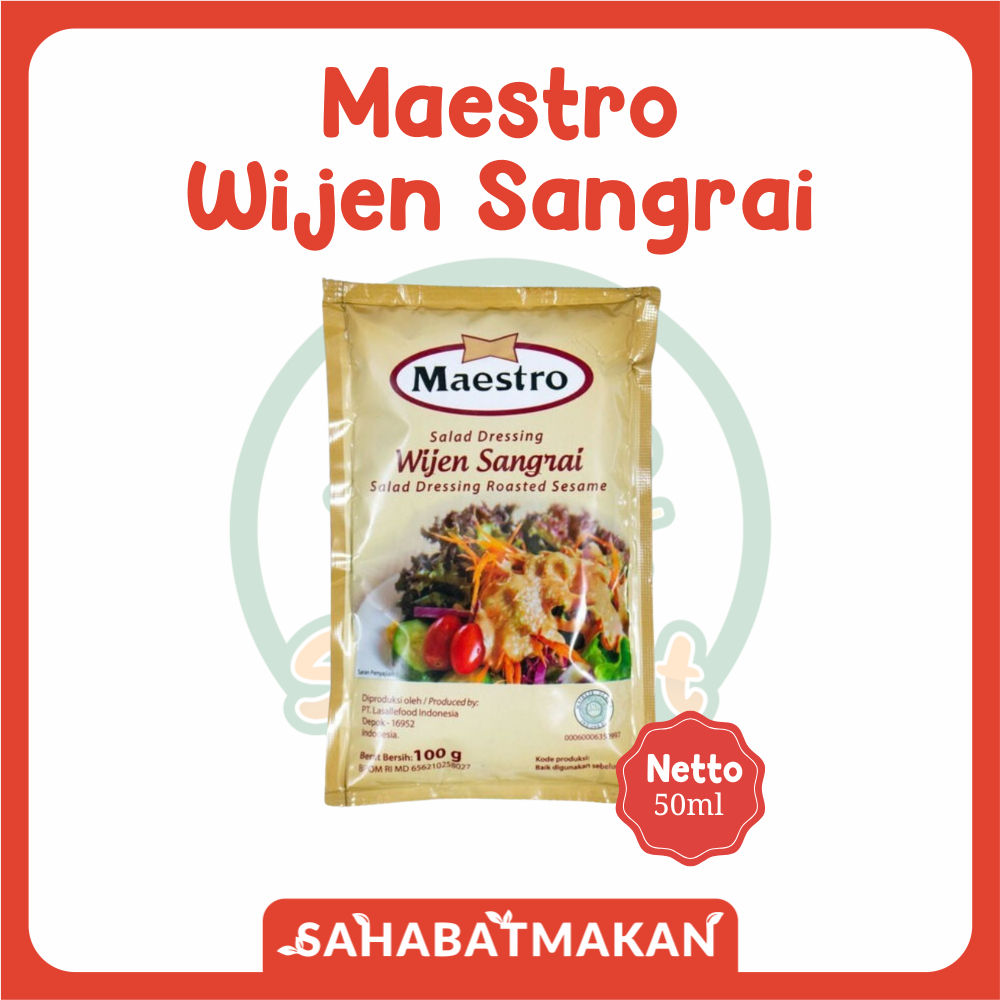 

Maestro Salad Dressing Wijen Sangrai — Sahabat Makan Sayur Jogja