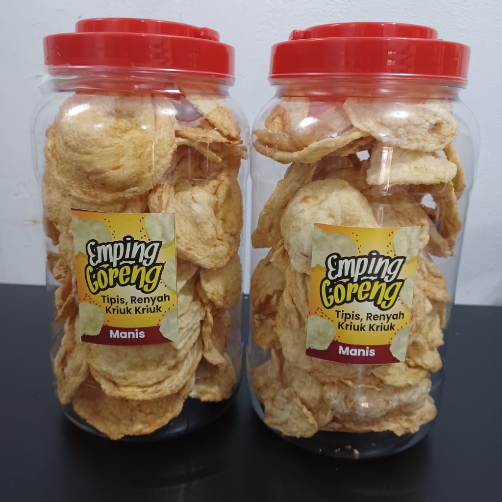 

Emping Belinjo MANIS Toples 3 Liter