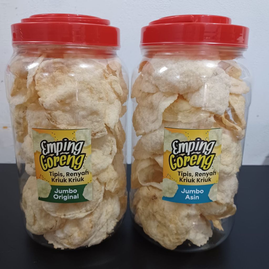 

Emping Belinjo Ukuran Lebar /Besar - 3 Liter