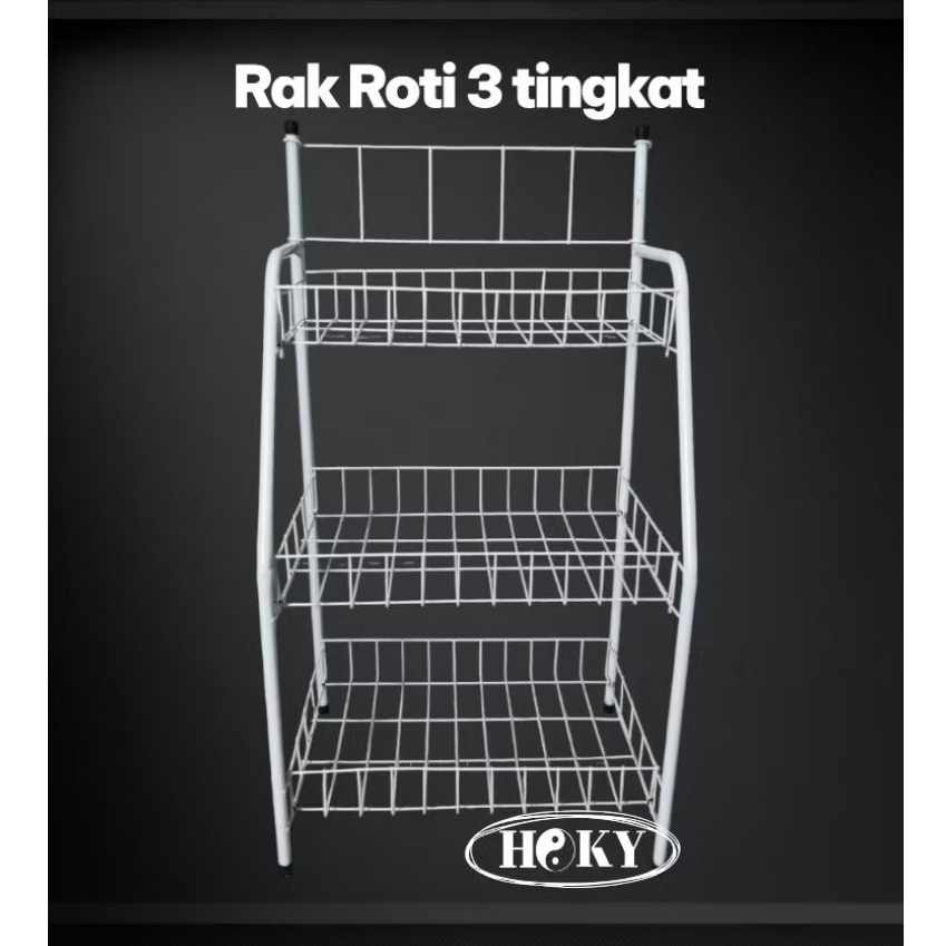 RAK ROTI 3 TINGKAT/RAK SNACK 03/RAK TOKO/RAK UNTUK JAJANAN