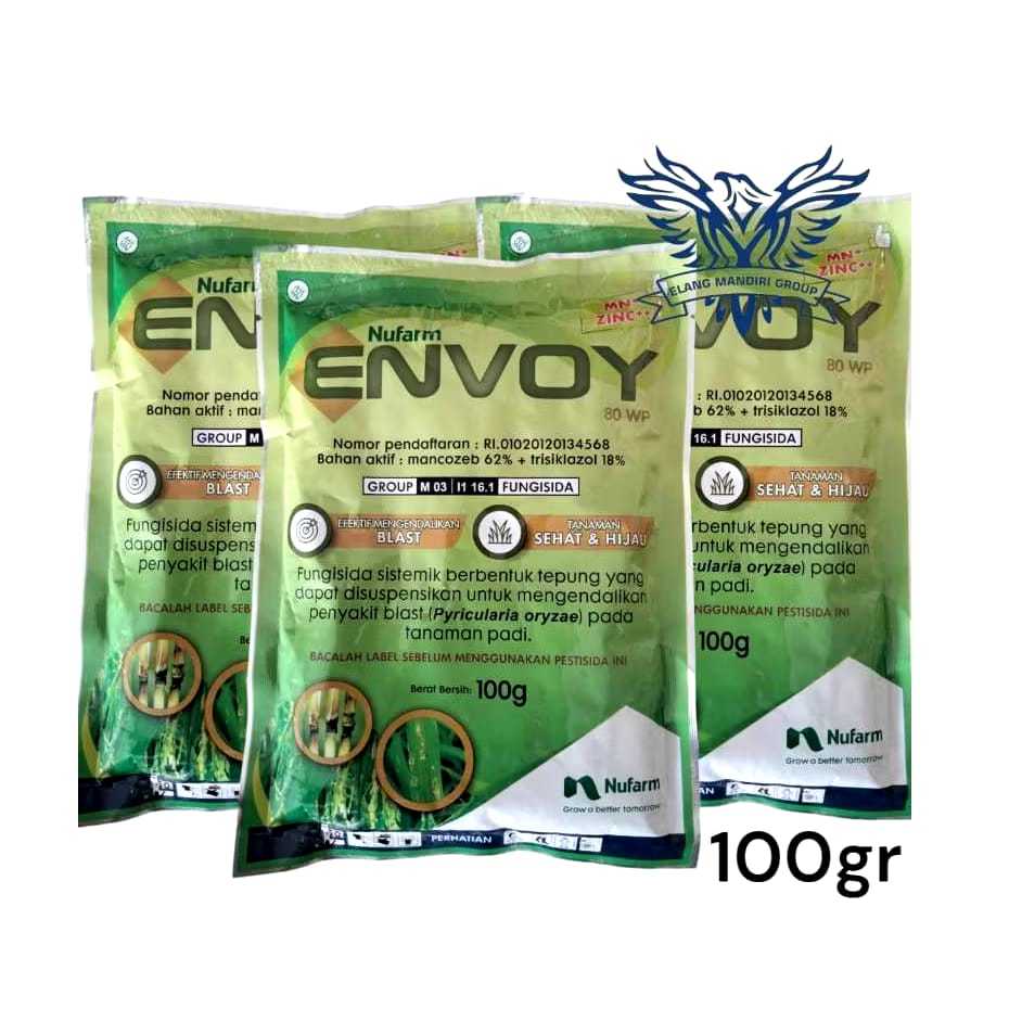 Envoy 80 Wp 100 Gr mancozeb trisiklazol Fungisida Untuk Penyakit Tanaman Padi NuFarm