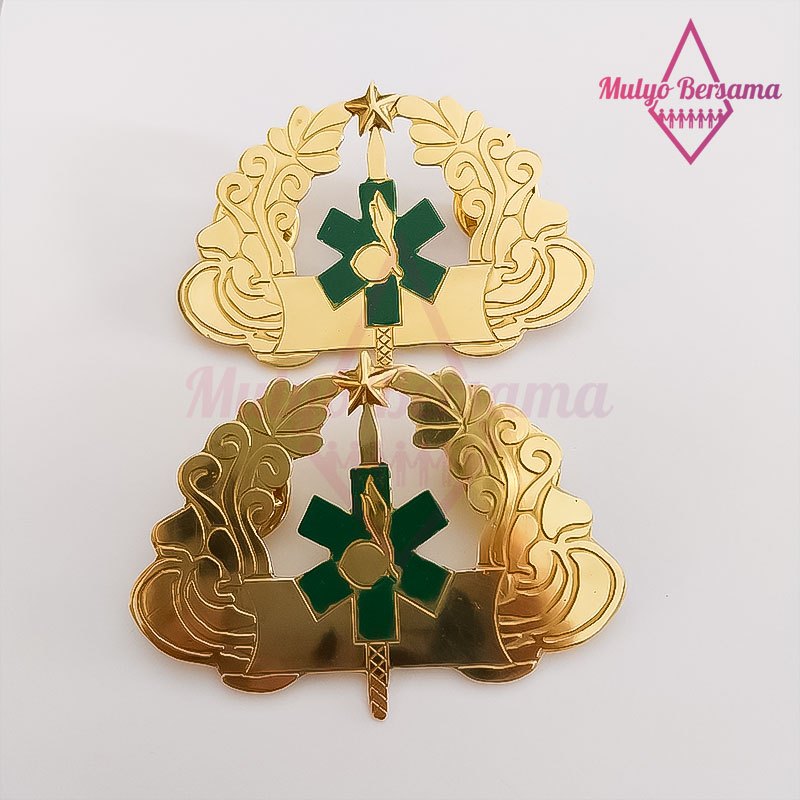 Pin Bros Pramuka Bahan Logam Pin Pramuka Brigade Penolong - Aneka Topi