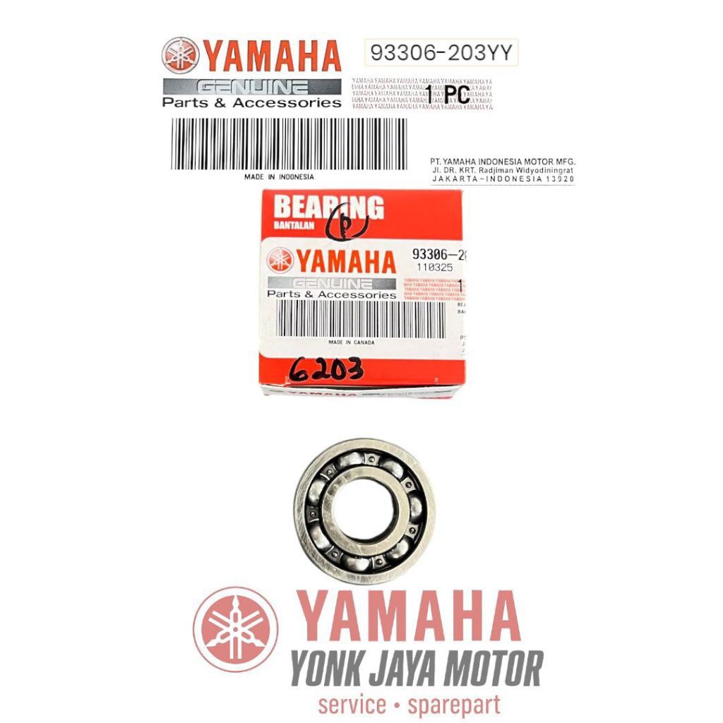 BEARING LAHER GEARBOX YAMAHA MIO 93306-203YY