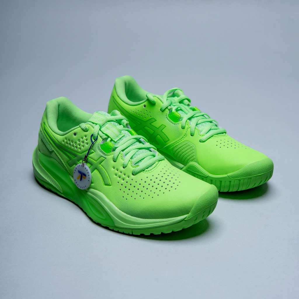 Sepatu Tenis Tennis Shoes ASICS Gel-Challenger 15 Lime Brust/Green Gecko