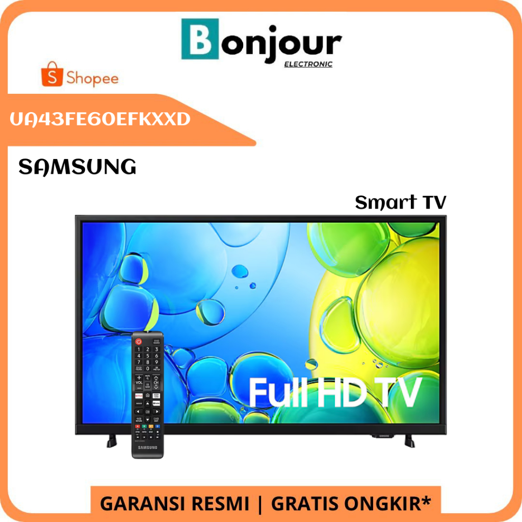 Smart TV Samsung UA43FE60EFKXXD 43 Inch Full HD F6000 New 2025