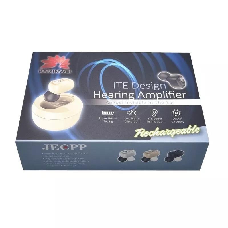 alat bantu dengar telinga dalam cic terkecil bisa cas rechargeabl