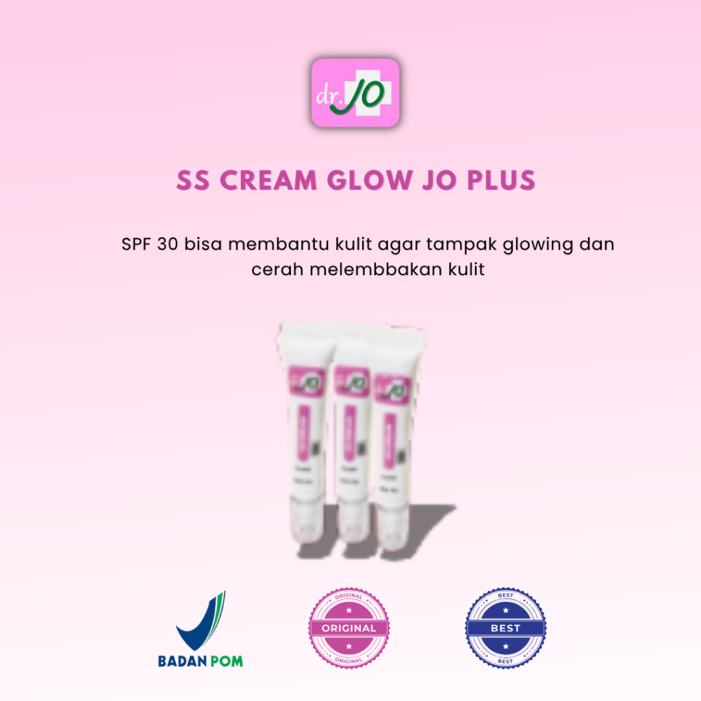SS CREAM GLOW JO PLUS | SS CREAM GLOW | SUNSCREEN GLOWING | JO PLUS SKINCARE