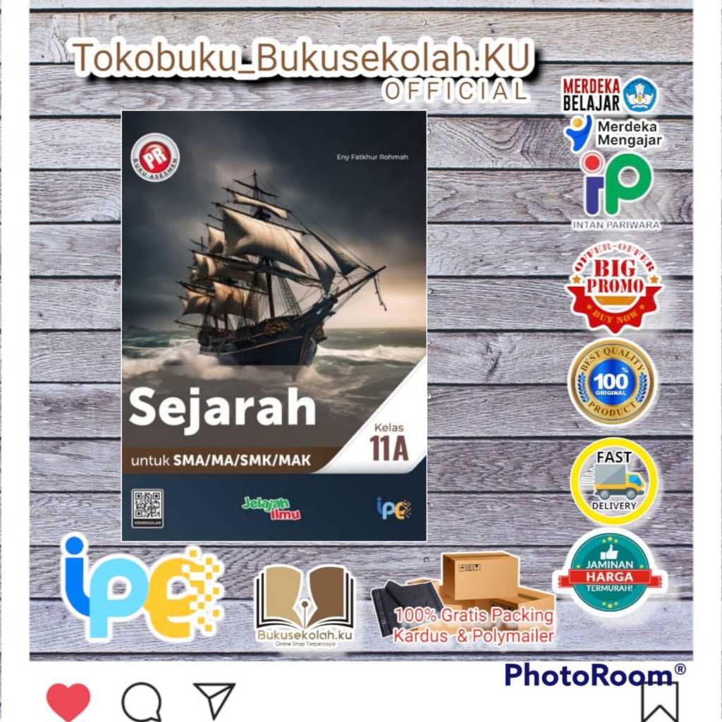 diskon BUKU ASESMEN PR/LKS SEJARAH KELAS 11 SEMESTER 1, 2 KUR MERDEKA Terbaru 2025 INTAN PARIWARA