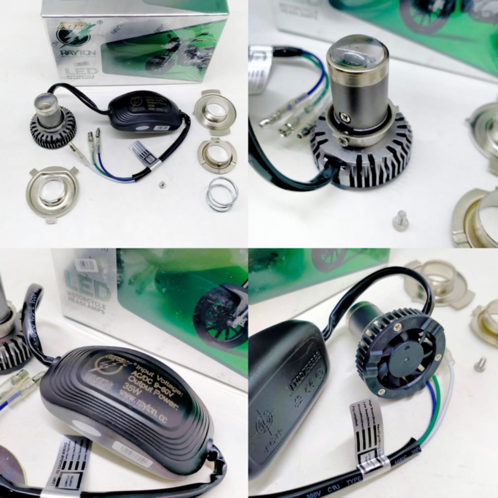 [FOKUS & TEBAL] LAMPU LED MOTOR RTD mini Projie 35 watt M01G PUTIH KUNING 100% ORIGINAL AC DC + KIPA