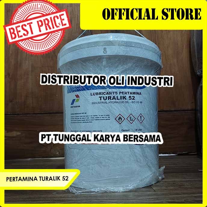 PERTAMINA TURALIK 52 ( Oli Hidrolik Industri - ISO VG 68 )