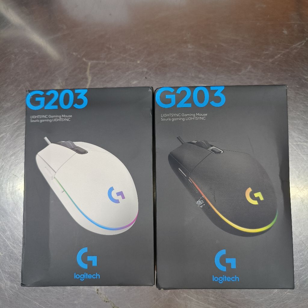 mouse gaming logitech g203 lightsync wired kabel RGB