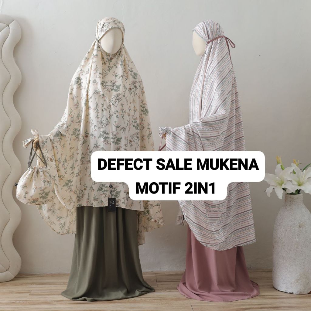DEFECT SALE MUKENA MOTIF 2IN1