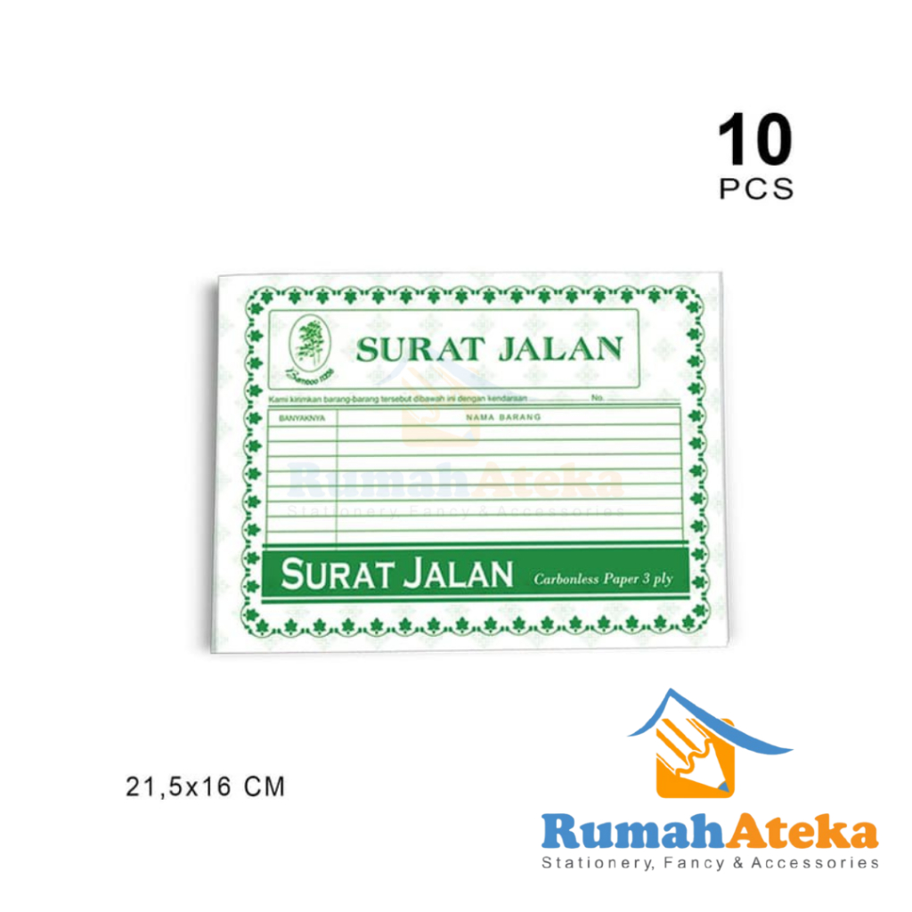 

BUKU SURAT JALAN NCR 3 PLY BAMBOO