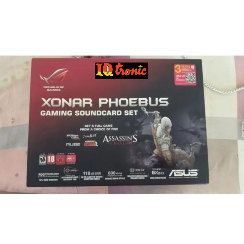 ASUS XONAR PHOEBUS ROG GAMING SOUND CARD