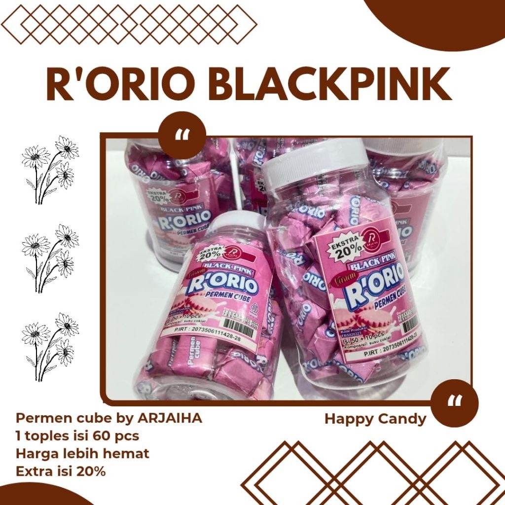 

Candy Cube R'ORIO BLACKPINK Permen Cube Isi 60 Viral