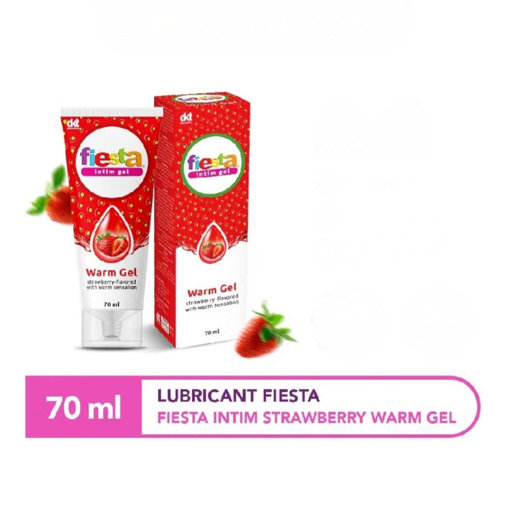 Lubricant Fiesta Intim Warm Gel 70ml - Pelumas Gel