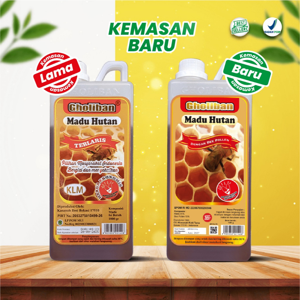 

Madu KLM Gholiban 1 kg / Madu Super Sakinah 1kg