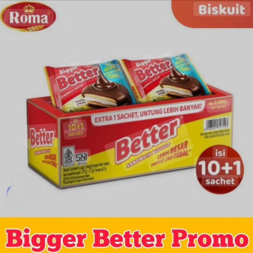 

Biskuit Better Coklat Vanila