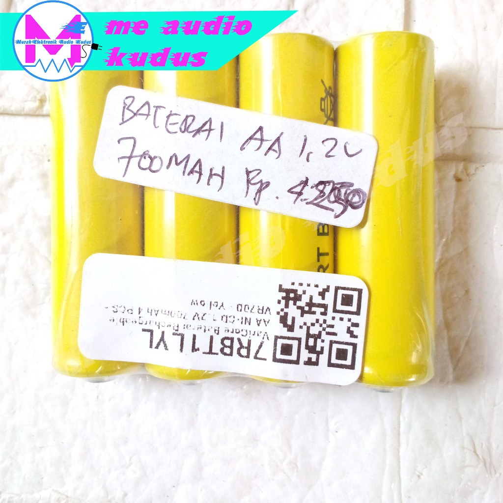 BATERAI AA 1.2V 700MAH