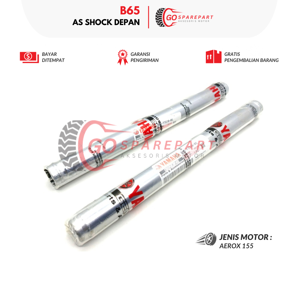 B65 AS SHOCK DEPAN YAMAHA AEROX / BATANG SHOCK DEPAN MOTOR AEROX / INNER TUBE SHOCK DEPAN / SHOCK DE