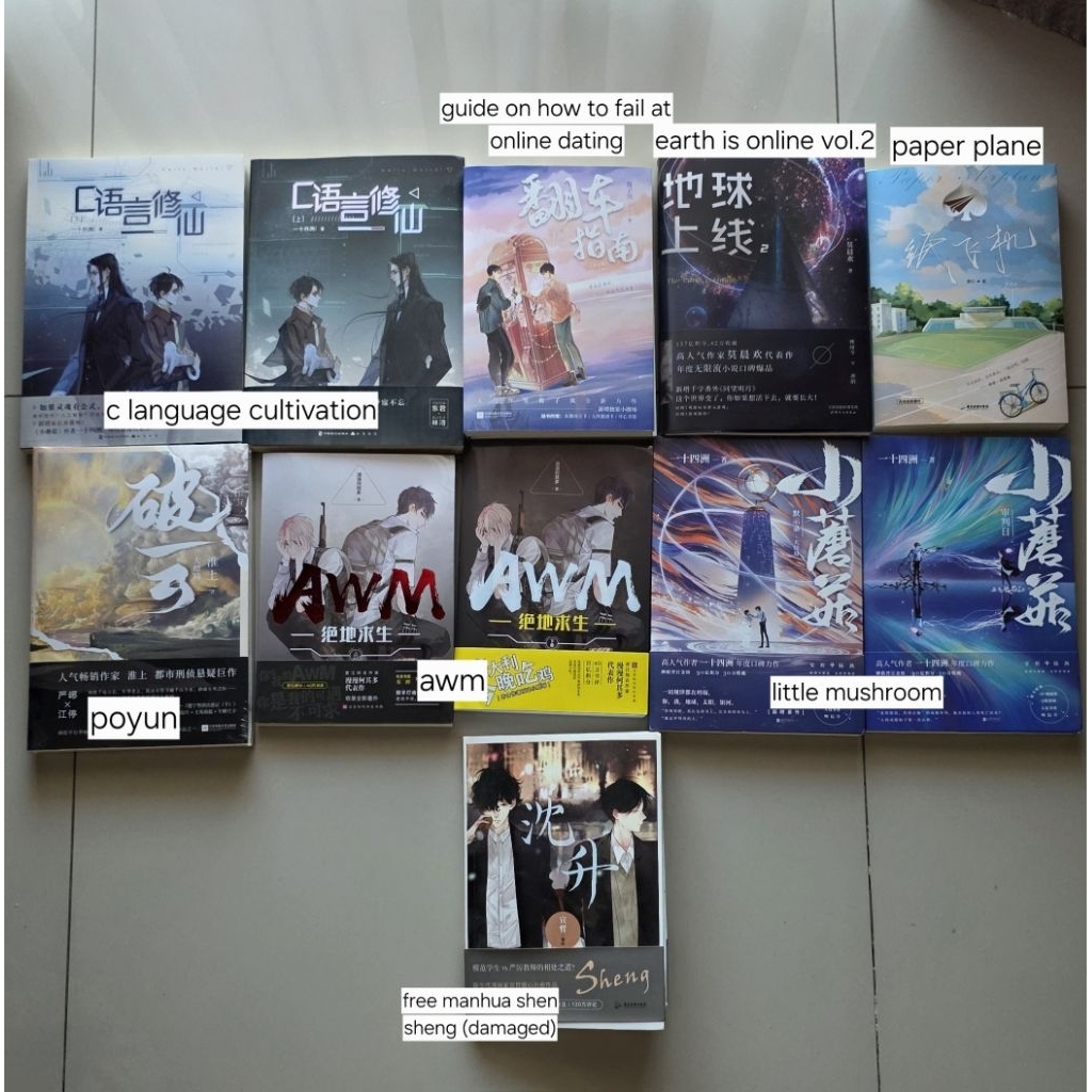 [READY] Danmei Novel Bulk | Earth is Online | Poyun | C Language Cultivation | Online Dating | Littl