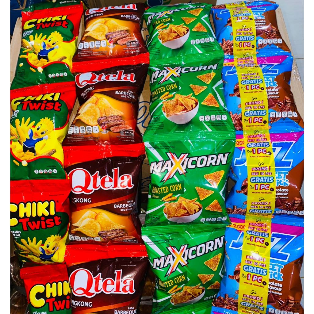 

CHIKI TWIST/QTELA/MAXICORN/JETZ RENCENG ISI 10PCS @22G