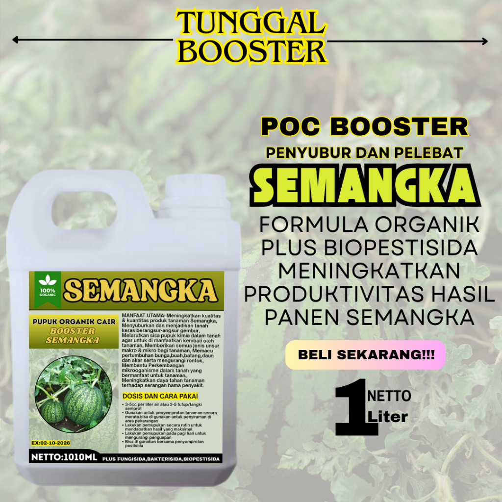 Pupuk Organik cair Tanaman semangka/Pupuk Semangka/Pupuk semangka agar berbuah lebat/pupuk penyubur 