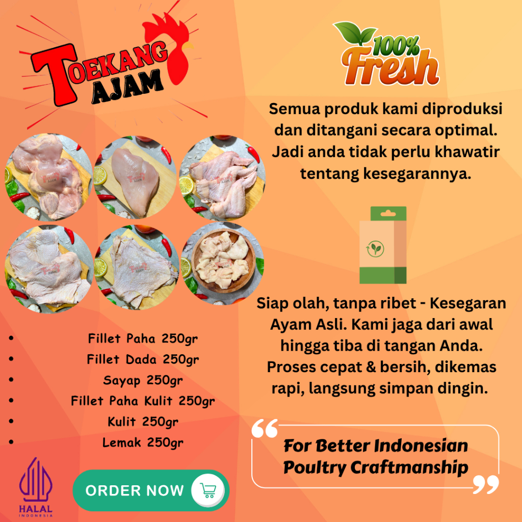 

Aneka Meal Prep INSTANT Ayam Segar Anti Kebanyakan