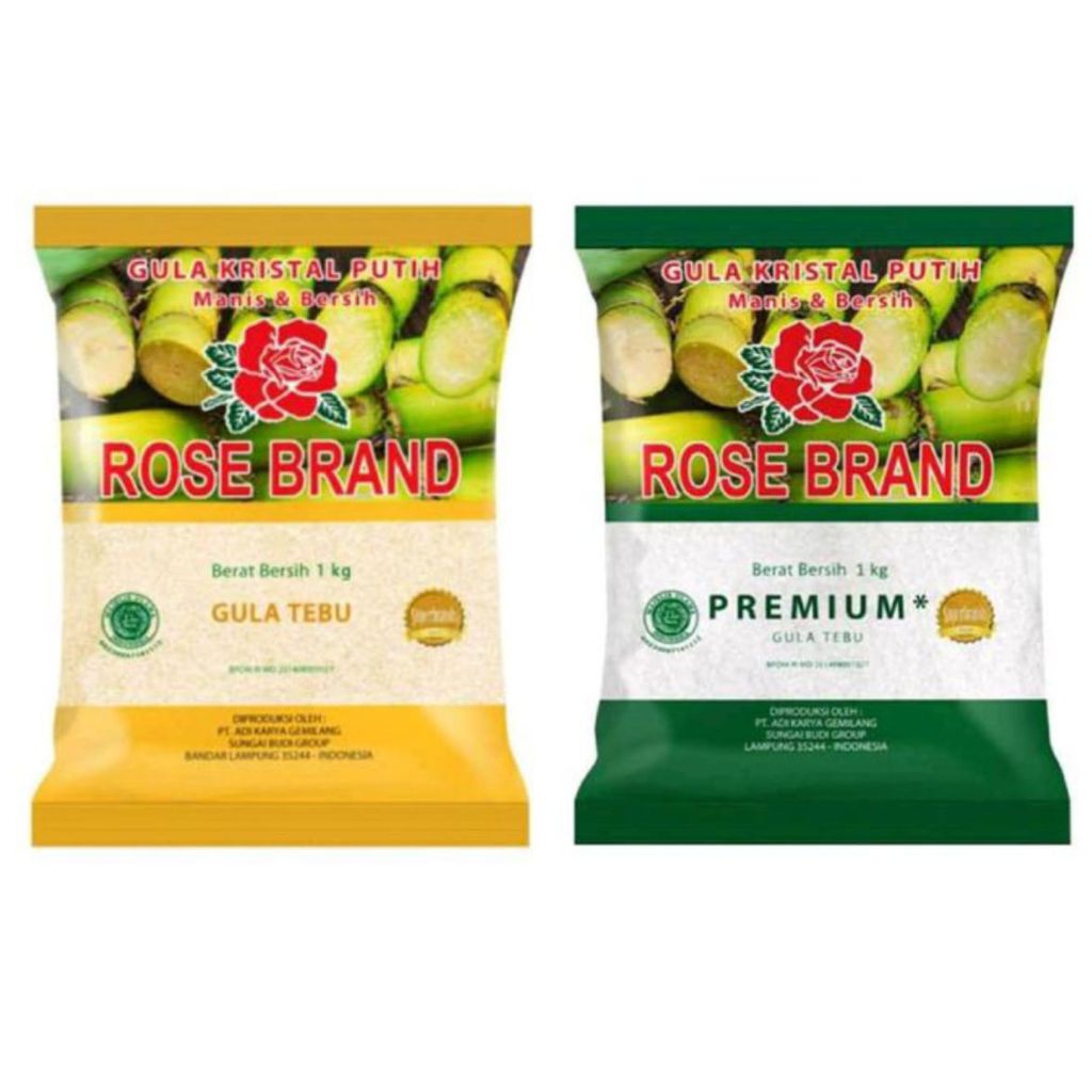 

Gula Rose Brand 1 kg/ Rose Brand Gula Pasir 1 kg Random Kuning Hijau / Gula Pasir Rosebrand 1kg