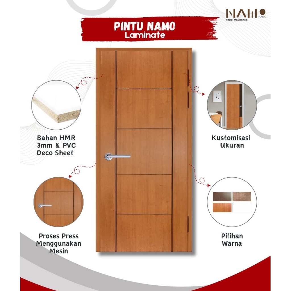 Engineering Door S-plus / Pintu Namo Laminate Splus