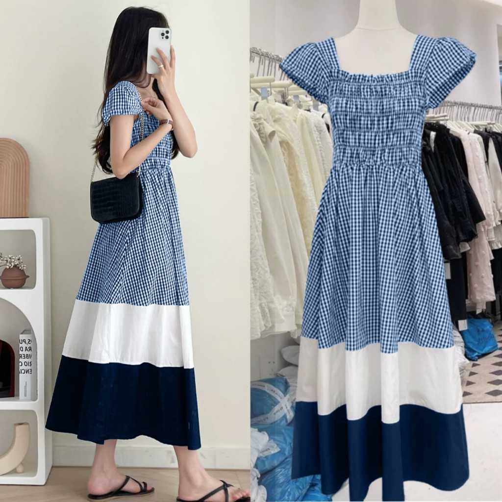 ( THABI ) MC FELILI DRESS / DRESS WANITA CASUAL DRESS / BAJU TERUSAN WANITA CASUAL DRESS / TERUSAN W