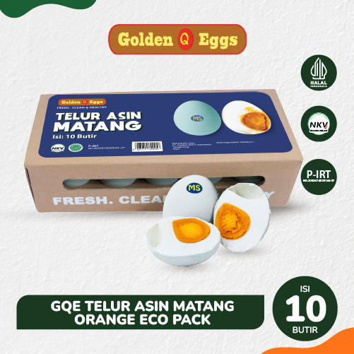

GQE TELUR ASIN MATANG ORANGE ECO PACK ISI 10