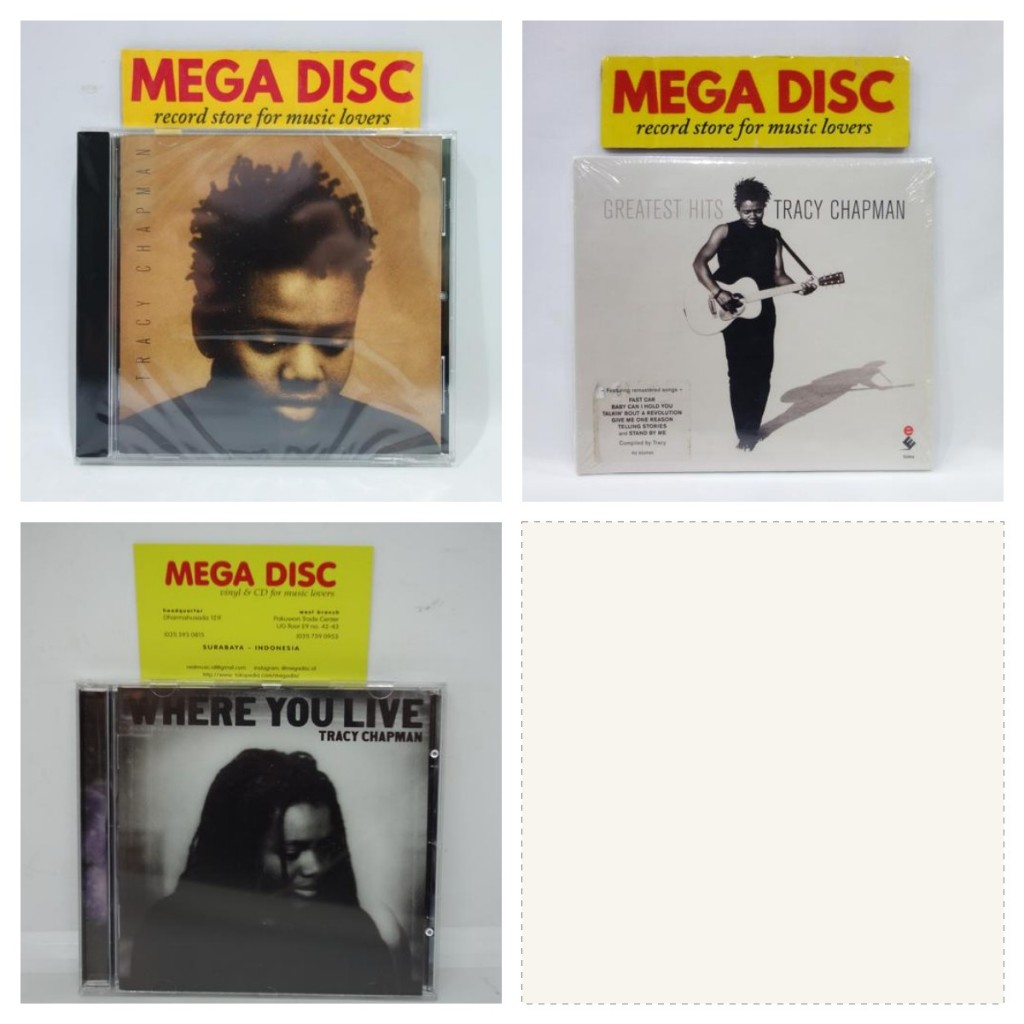 CD Tracy Chapman Album - Cek Varian / Barcode Audio Music