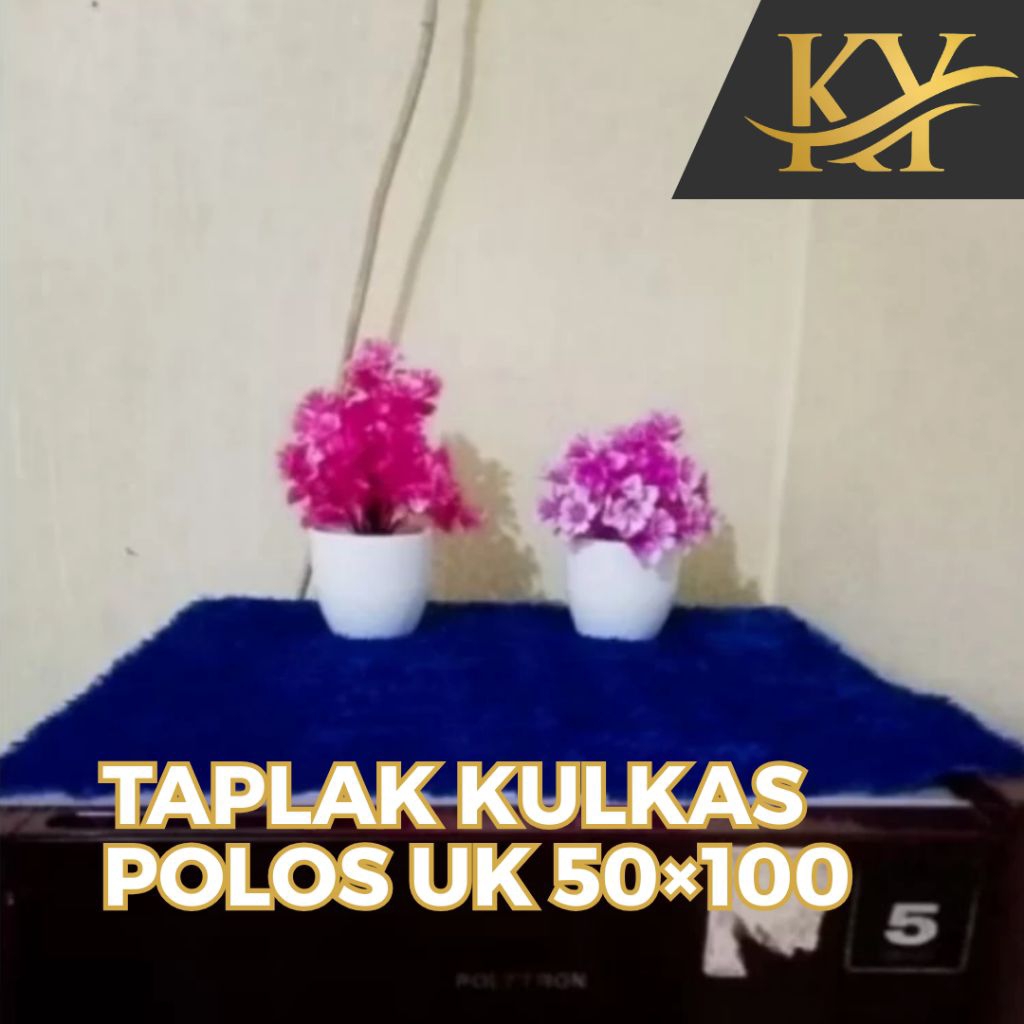 taplak kulkas polos UK 50×100 / taplak kulkas kain bulu rasfur Kurnia sindo